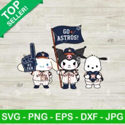 Kuromi Cinnamoroll Astros Team Svg
