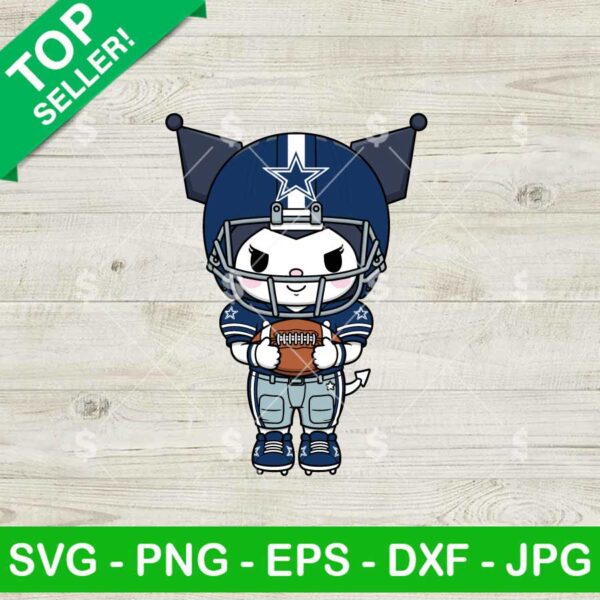 Kuromi Dallas Cowboys Football Svg