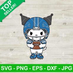 Kuromi Detroit Lions Football Svg