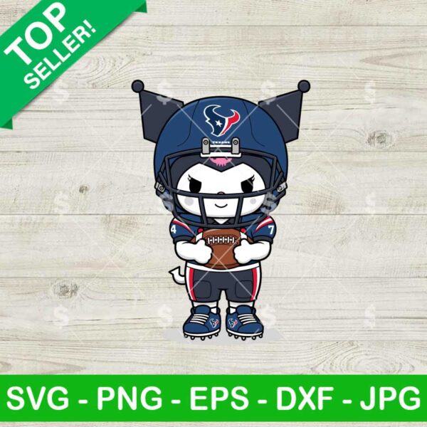 Kuromi Houston Texans Svg