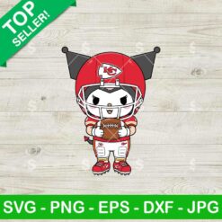 Kuromi Kansas City Chiefs Football Team Svg