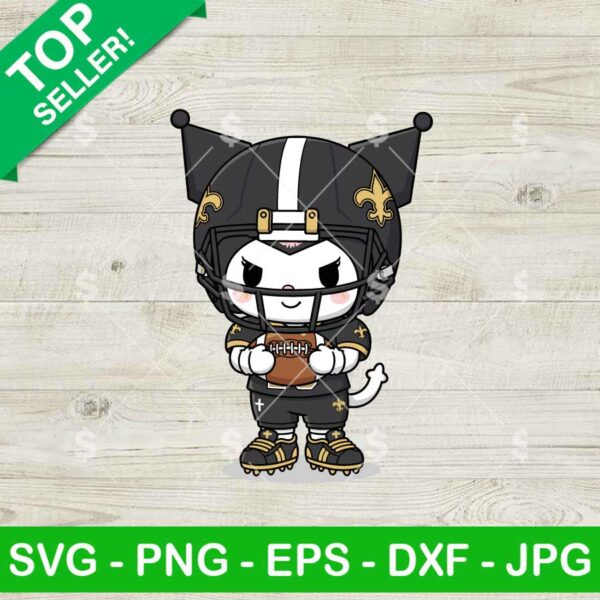 Kuromi New Orleans Saints Football Team Svg