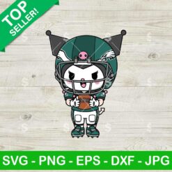 Kuromi Philadelphia Eagles Football Team Svg