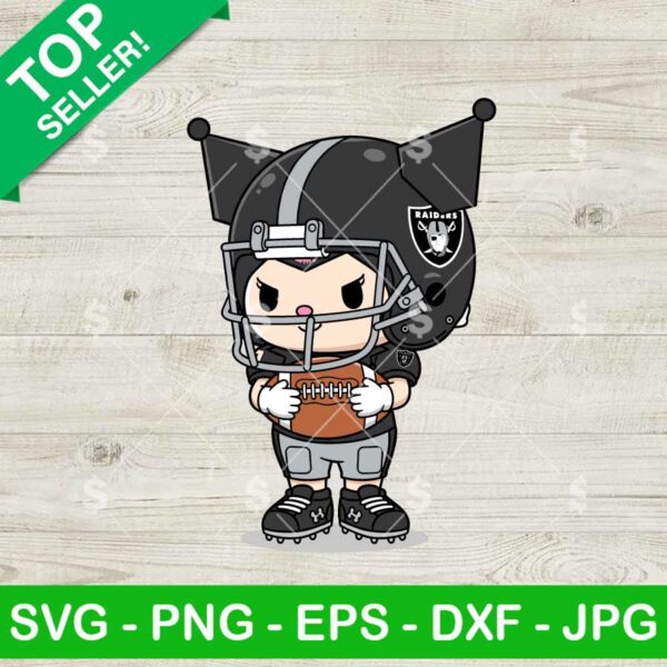 Kuromi Raiders Football Svg