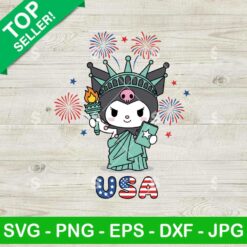 Kuromi Statue Of Liberty Svg