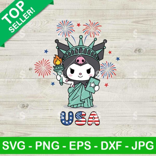 Kuromi Statue Of Liberty Svg