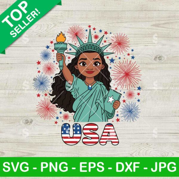 Moana Statue Of Liberty Svg