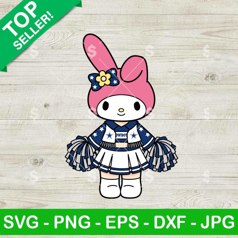 My Melody Dallas Cowboys NFL Svg