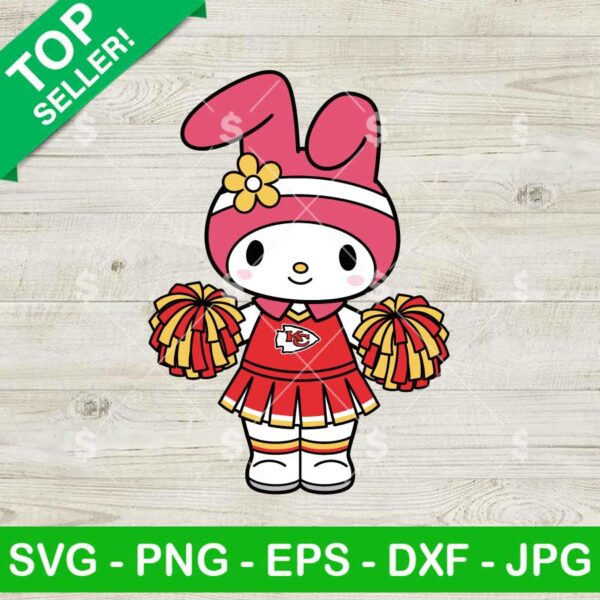 My Melody KC Chiefs Team Svg