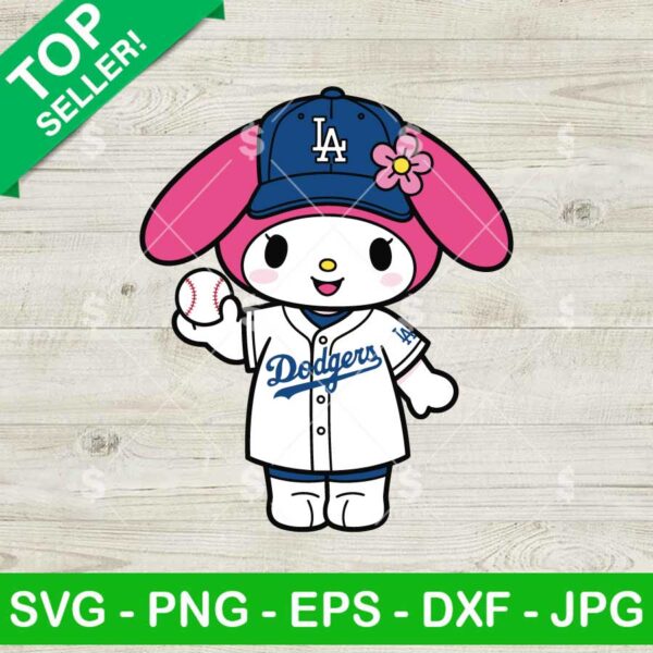 My Melody LA Dodgers MLB Svg