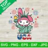 My Melody Statue Of Liberty Svg