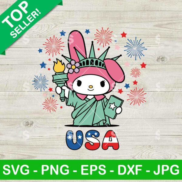 My Melody Statue Of Liberty Svg