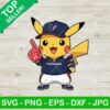 Pikachu Houston Texans Football Svg