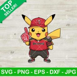 Pikachu Tampa Bay Buccaneers Svg