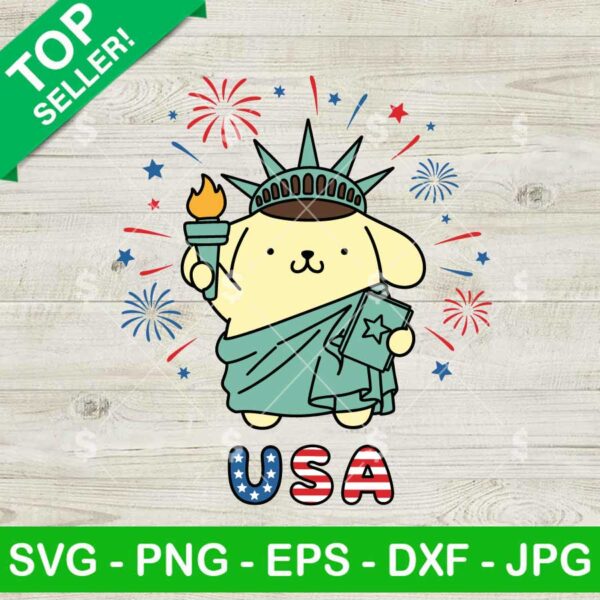 Pompompurin Statue Of Liberty Svg