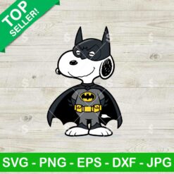 Snoopy As Batman Svg, Funny Batman Svg,Snoopy Superhero Svg