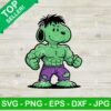 Snoopy As Hulk Svg