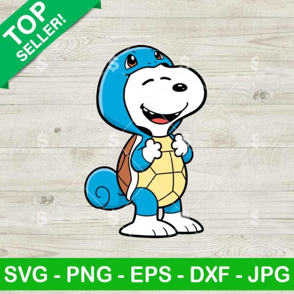 Snoopy Costume Squirtle Pokemon Svg