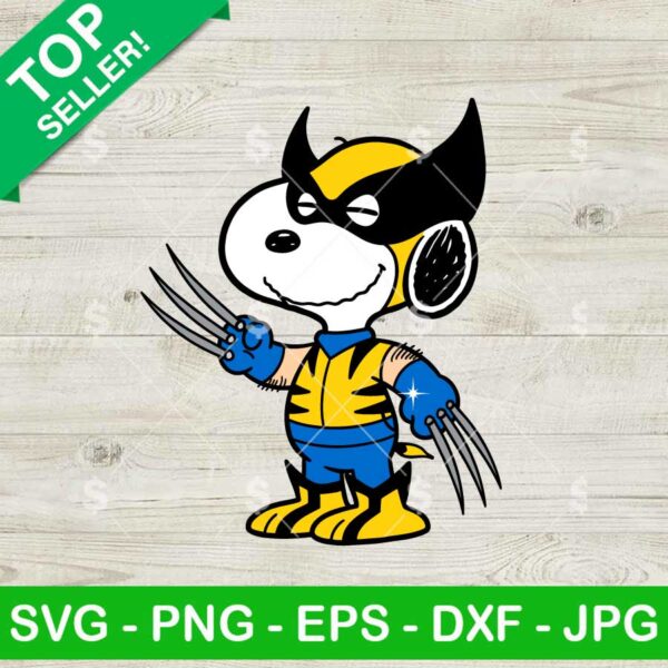 Snoopy Costume Wolverine Svg