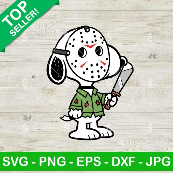 Snoopy Jason Voorhees Svg