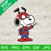 Snoopy Spiderman Svg