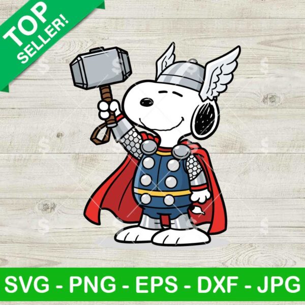 Snoopy Thor Svg