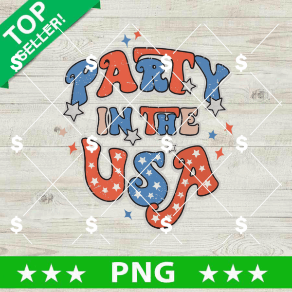 Vintage Party In USA Png