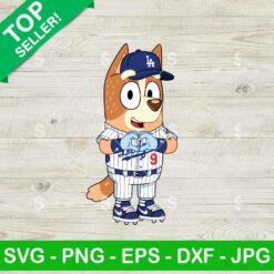 Bingo LA Dodgers Baseball Svg