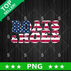 Boats N Hoes America 4th of July Png