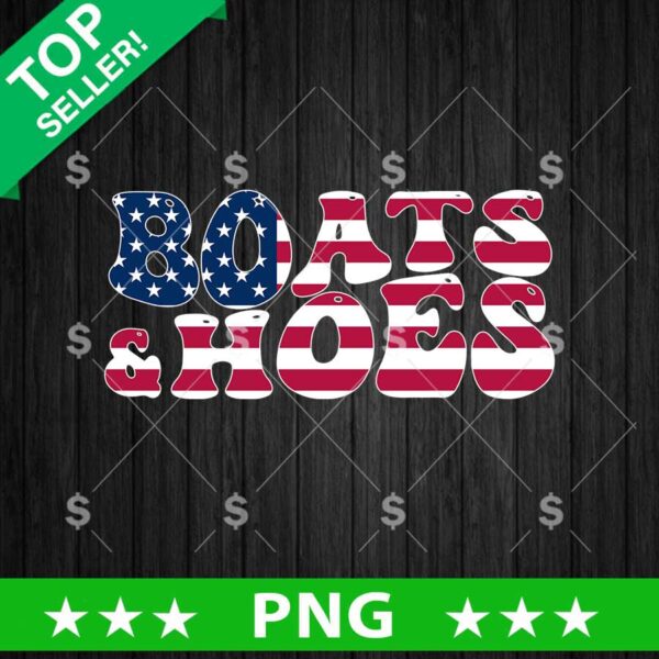 Boats N Hoes America 4th of July Png