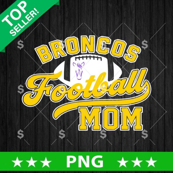 Broncos Football Mom Png