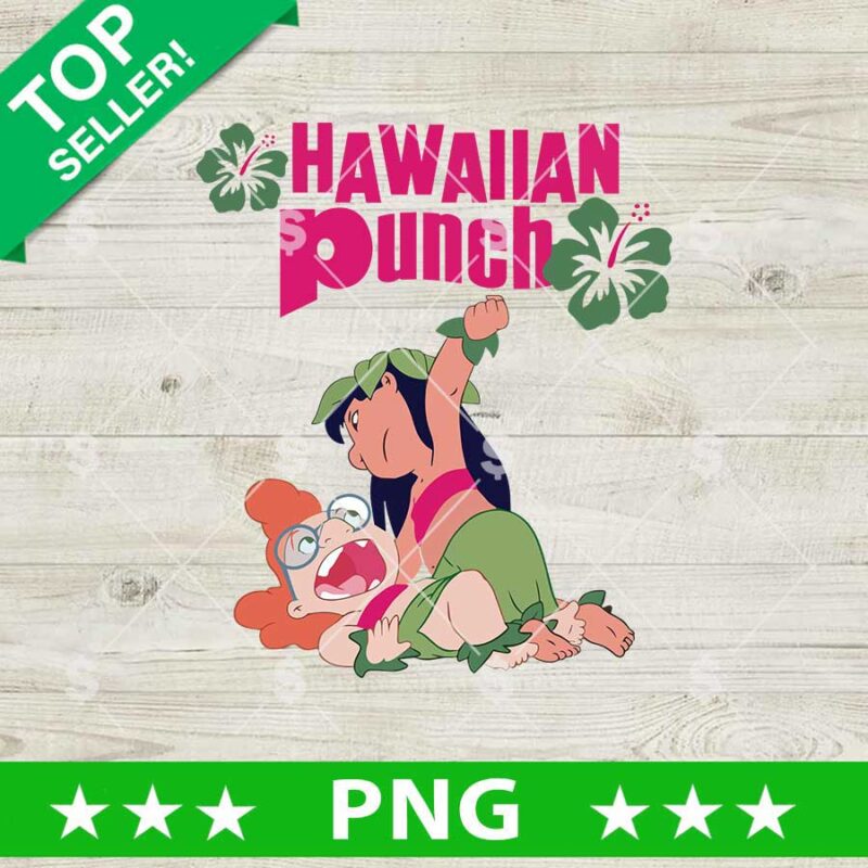 Hawaiian Punch Lilo And Stitch Png, Hawaiian Punch Sublimation Png, Hawaiian Punch Parody Lilo Myrtle funny Png