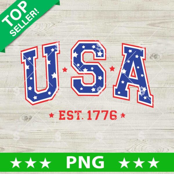USA est 1776 Png