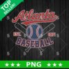 Atlanta Baseball EST 1871 PNG