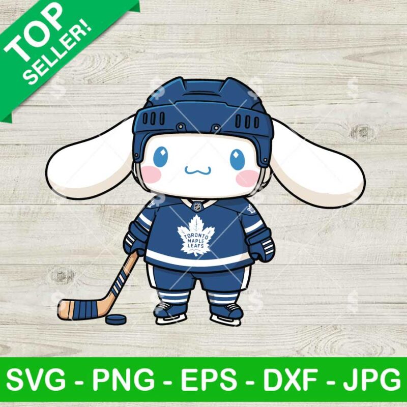 Cinnamoroll Toronto Maple Leafs Hockey Svg