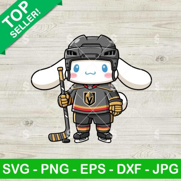 Cinnamoroll Vegas Golden Knights Svg