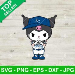 Kuromi Kansas City Royals Heart Love Svg