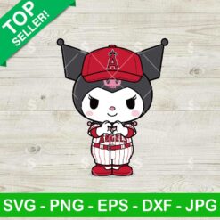 Kuromi Los Angeles Angels MLB Svg