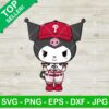 Kuromi Philadelphia Phillies MLB Svg