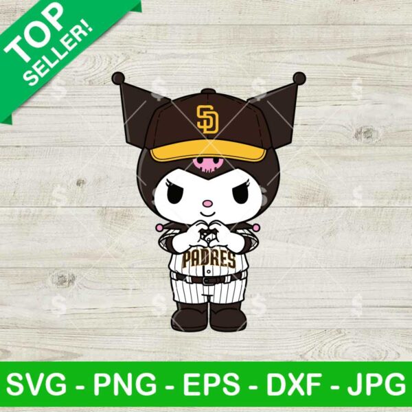 Kuromi San Diego Padres Svg