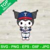 Kuromi Texas Rangers Svg