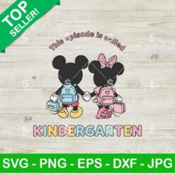 Mickey Minne Back To School Svg