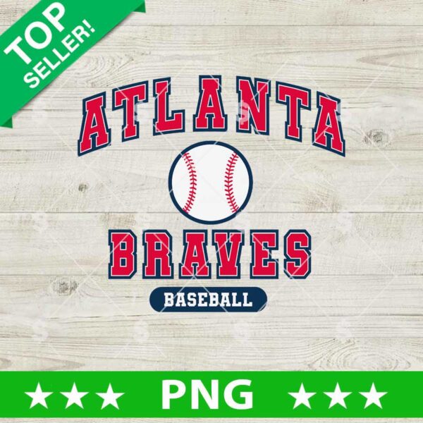 Atlanta Braves Baseball PNG