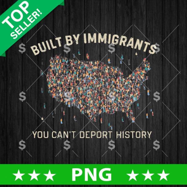 Built By Immigrants USA Map Png