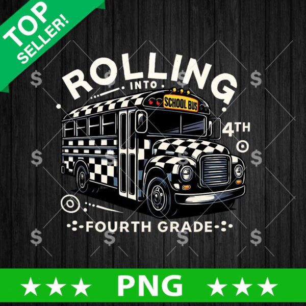 Rolling in to 4th Grade Png