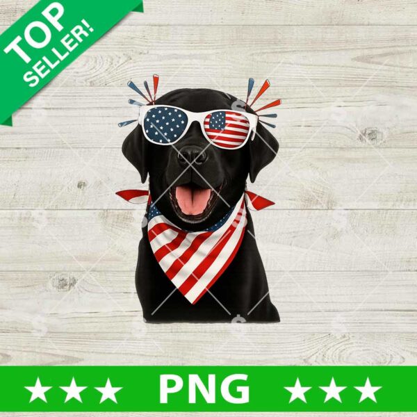 Golden Retriever Dog American Flag Sunglasses Png