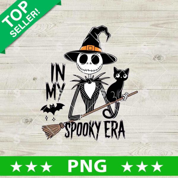 In My Spooky Era Jack Skellington PNG