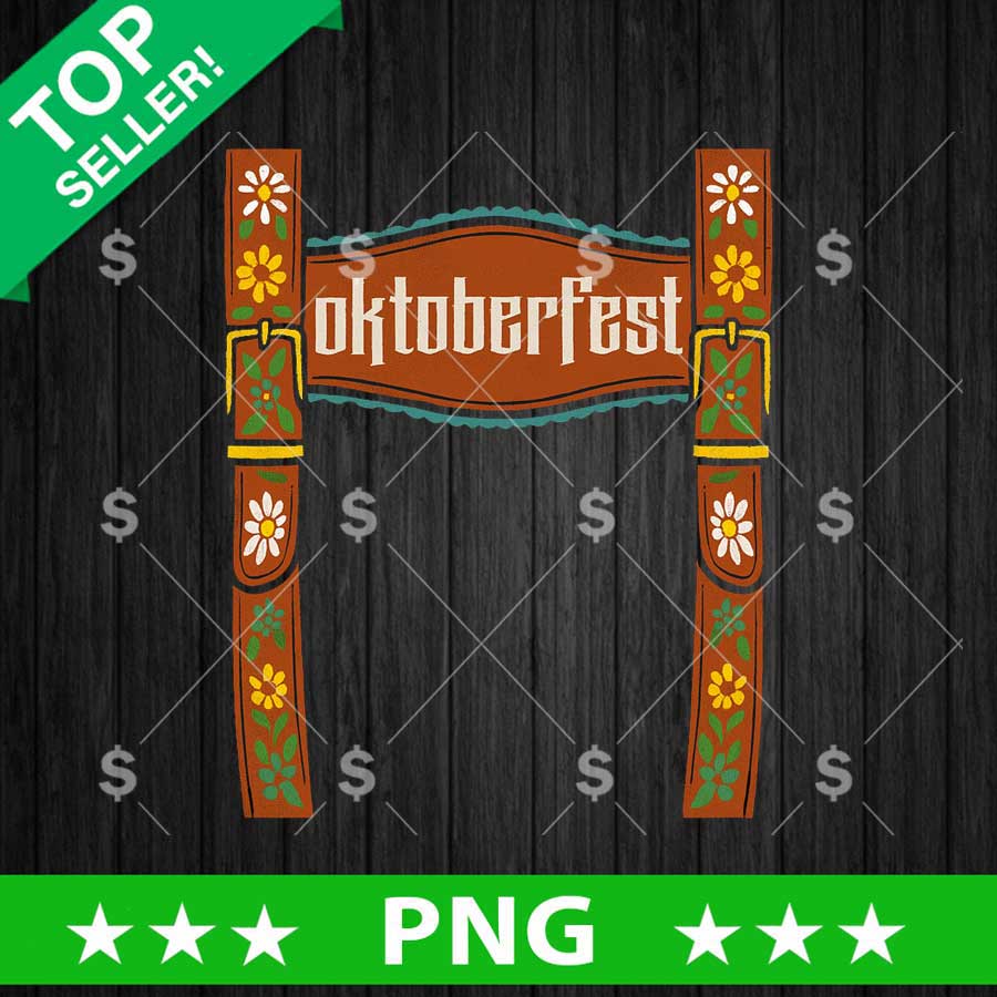 Oktoberfest Lederhosen Costume PNG