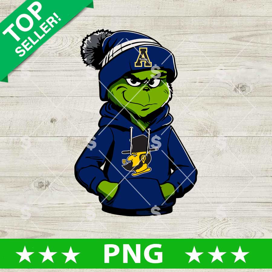 Grinch Hoodie Mountaineers Png
