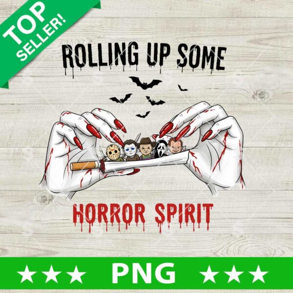 Rolling Up Some Horror Spirit PNG